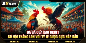 Đá Gà Cựa Dao 8KBET – Cơ Hội Thắng Lớn Với Tỷ Lệ Cược Cực Hấp Dẫn