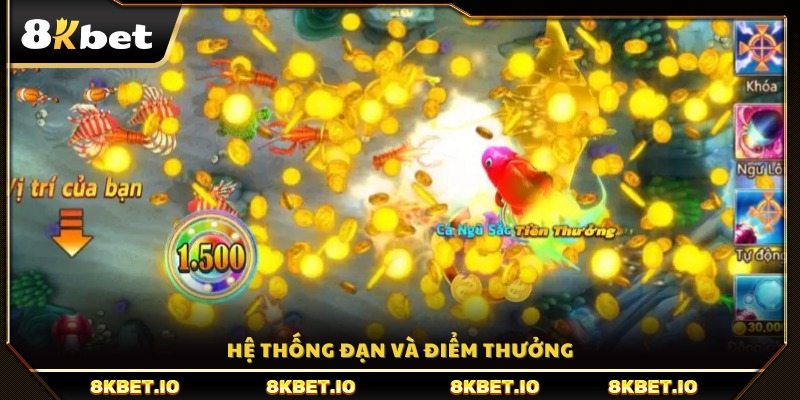 Cơ chế đạn và tính điểm thưởng được thiết kế chi tiết