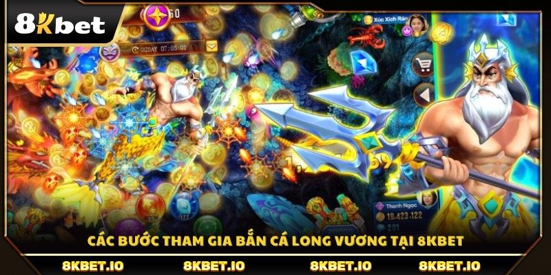 Quy trình từng bước để trải nghiệm bắn cá Long Vương tại 8K BET